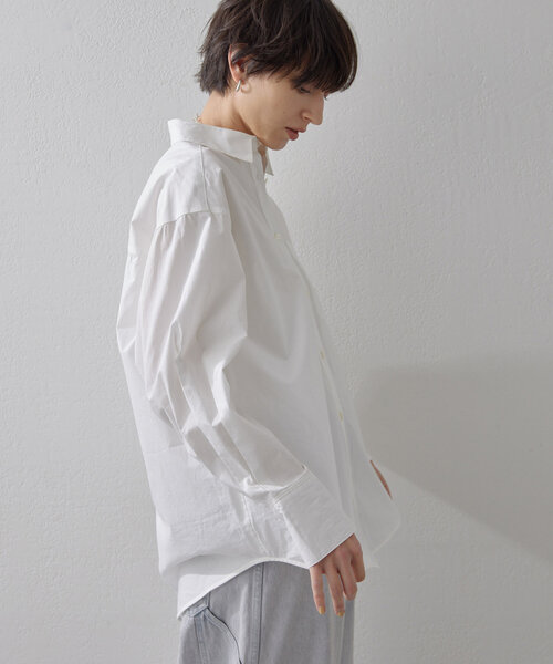 「THE PAUSE」 長袖シャツ FREE ホワイト レディース_画像9