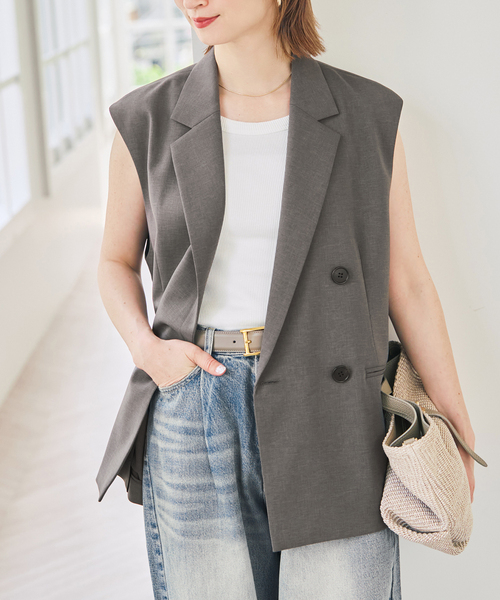 Spick＆Span（スピック アンド スパン） ベスト ジレ 「セットアップ可