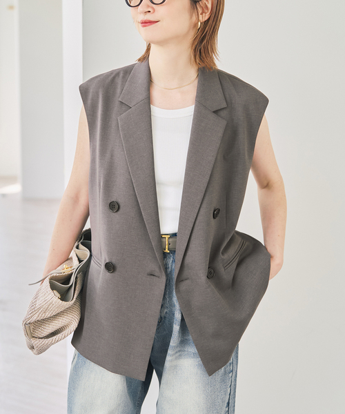 Spick＆Span（スピック アンド スパン） ベスト ジレ 「セットアップ可