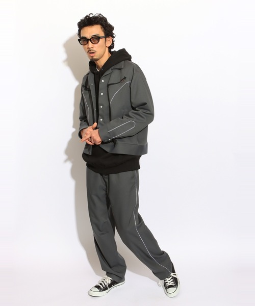 「ROTAR」 上衣 LARGE 暗灰色 メンズ