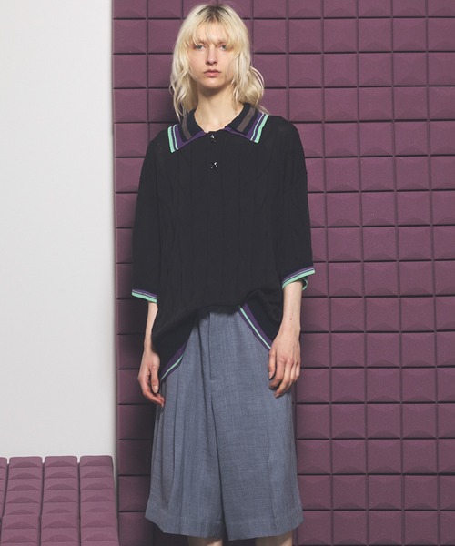 MAISON SPECIAL（メゾンスペシャル） ポロシャツ 半袖 「UNISEX