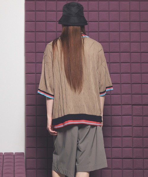MAISON SPECIAL（メゾンスペシャル） ポロシャツ 半袖 メンズ
