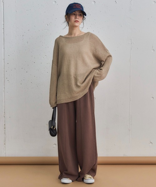 「DOUX ARCHIVES」 スウェットパンツ 38 チャコールグレー レディース_画像4