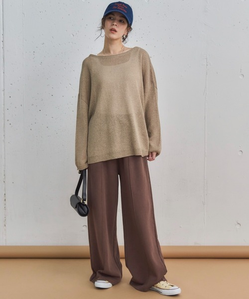「DOUX ARCHIVES」 スウェットパンツ 38 チャコールグレー レディース_画像6