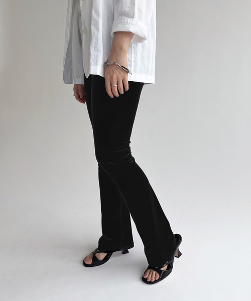 スラックス パンツ 追加6「SIMONE WILD for LULU」slim pants レディースの画像