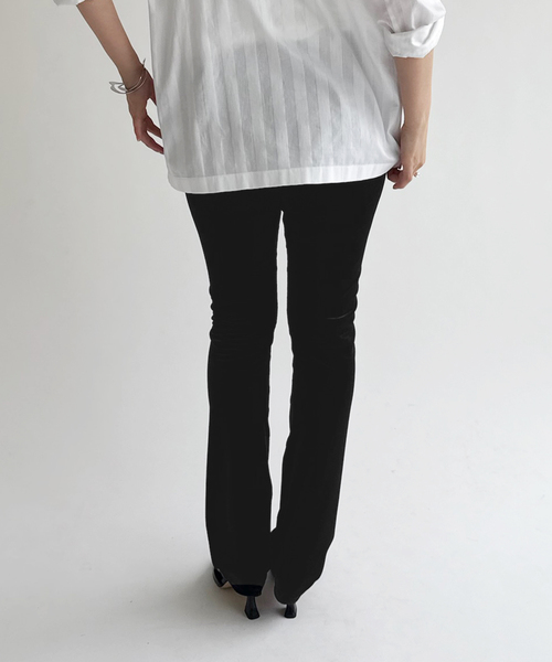 スラックス パンツ 追加6「SIMONE WILD for LULU」slim pants レディースの画像