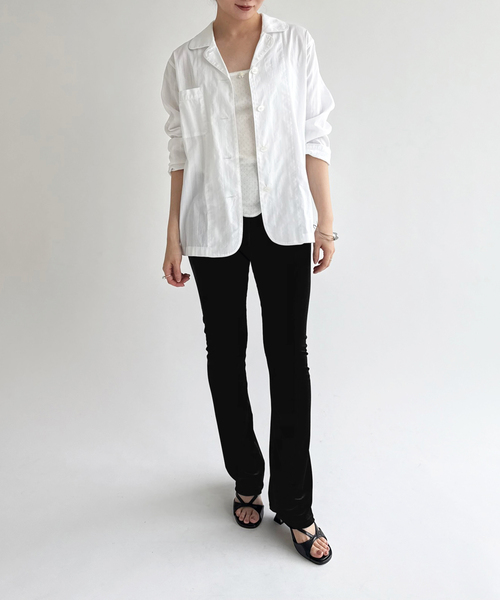スラックス パンツ 追加6「SIMONE WILD for LULU」slim pants レディースの画像