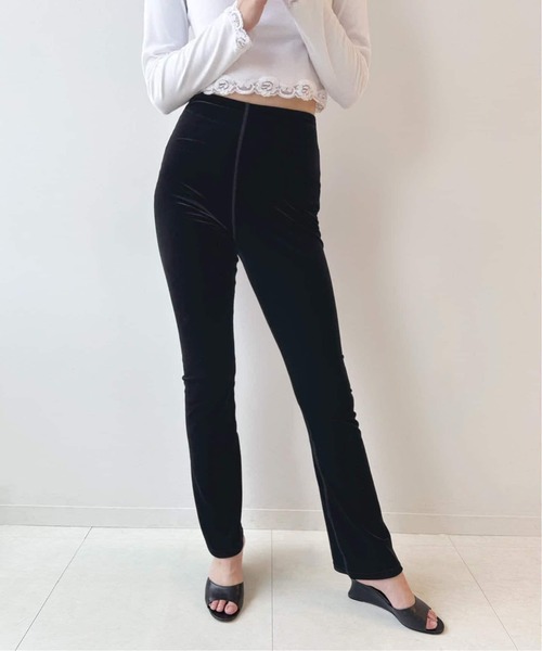 スラックス パンツ 追加6「SIMONE WILD for LULU」slim pants レディースの画像