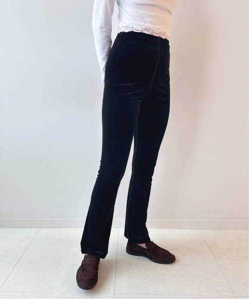 スラックス パンツ 追加6「SIMONE WILD for LULU」slim pants レディースの画像