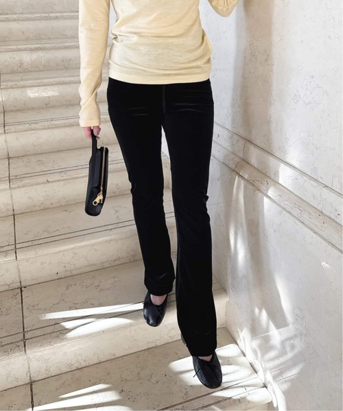 スラックス パンツ 追加6「SIMONE WILD for LULU」slim pants レディースの画像