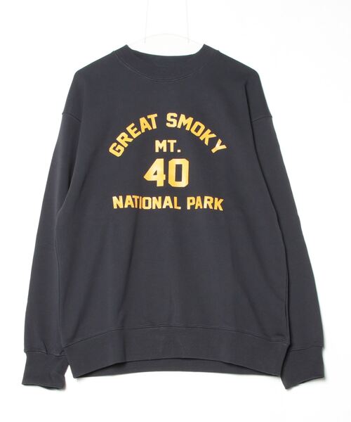 「SHIPS any」 スウェットカットソー SMALL ブラック メンズ_画像2