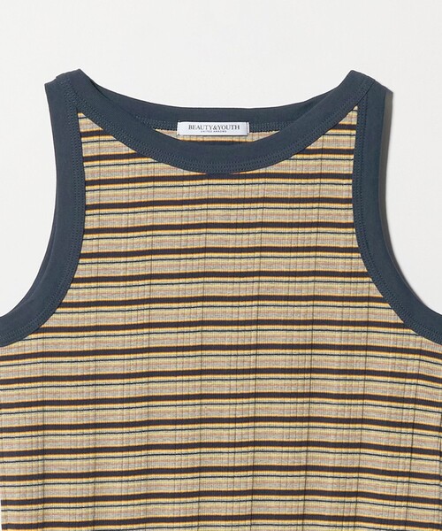 BEAUTY&YOUTH UNITED ARROWS - TANタン・新作ニットタンクトップ BEAUTY＆YOUTH UNITED ARROWS タンクトップ ノースリーブ マルチ