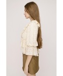 ブラウス シャツ CUT LACE RUFFL...の詳細画像5