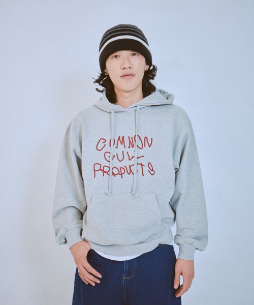 common gull products. プルオーバーパーカー MEDIUM ピンク 