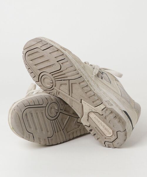 「New Balance」 ローカットスニーカー 25.0cm ベージュ レディース_画像3