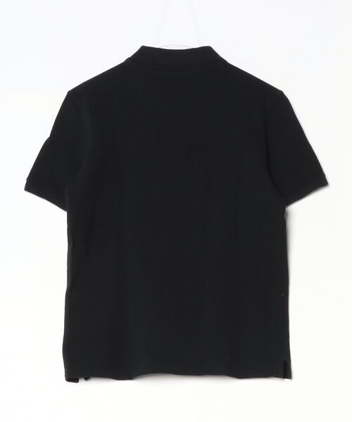 「LYLE&SCOTT」 ワンポイント半袖ポロシャツ S ブラック メンズ_画像2