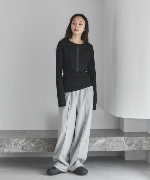 「feepur」 長袖カットソー MEDIUM オフホワイト レディース_画像8