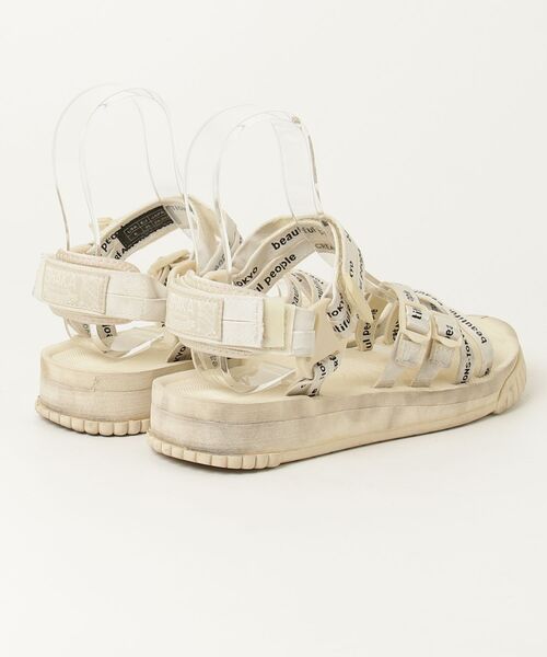 「beautiful people」 フラットサンダル「SHAKAコラボ」 24cm ホワイト レディース | beautiful people | 01