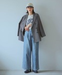 「GLOBAL WORK」 テーラードジャケッ...の詳細画像1