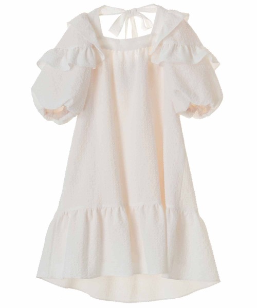 「31 Sons de mode」 半袖ワンピース 36 ピンク レディース_画像3