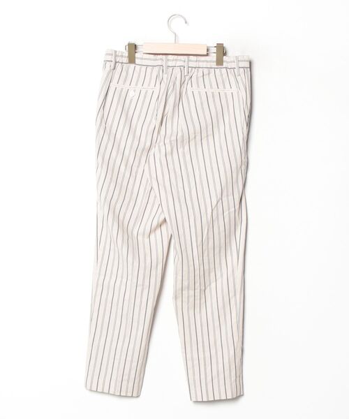 「Mackintosh」 ストライプ柄パンツ 42 ベージュ メンズ_画像2