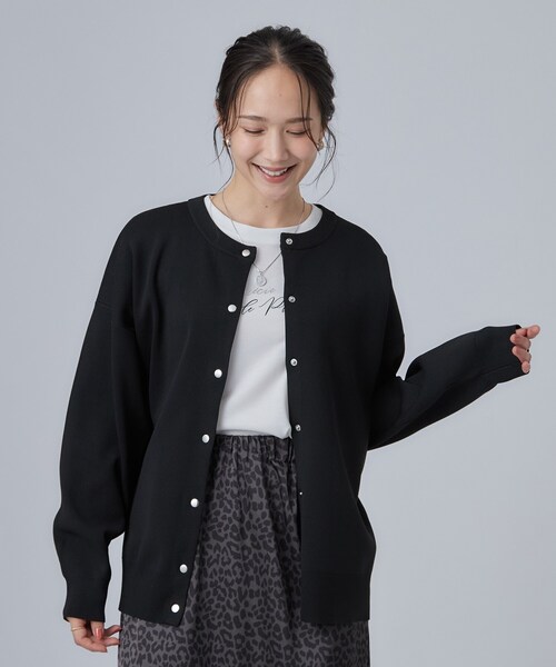 SHOO・LA・RUE（シューラルー） カーディガン 「セットアップ可/洗濯機