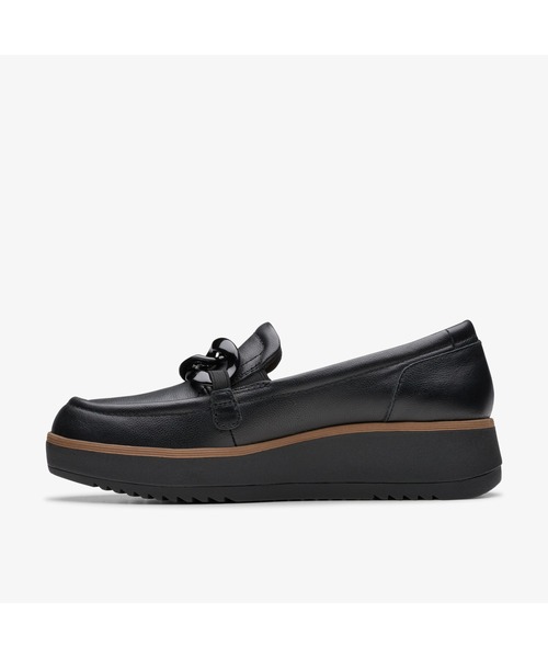 極美品 Clarks クラークス メイヒルコーブ ローファー ブラック レザー Clarks（クラークス） ローファー Zylah May／ザイラメイ(ブラック