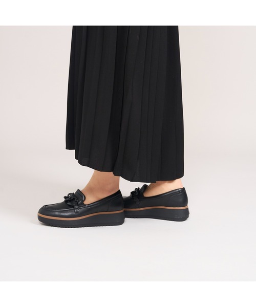 Clarks（クラークス） ローファー Zylah May／ザイラメイ(ブラック