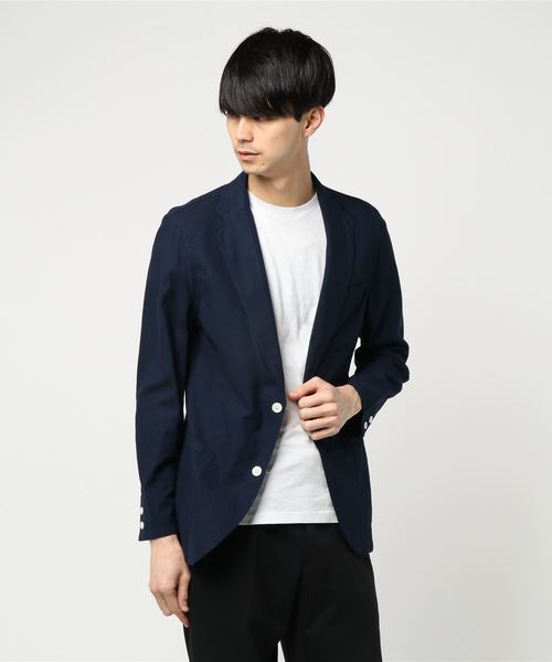 お取り置き　ジャケット&スコート　2点 シングル2ボタンノッチドラペルジャケット《セットアップ着用可