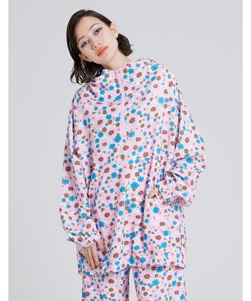 Little Sunny Bite(リトルサニーバイト) 花柄プリント パーカー Little sunny bite パーカー Original flower print hoodie