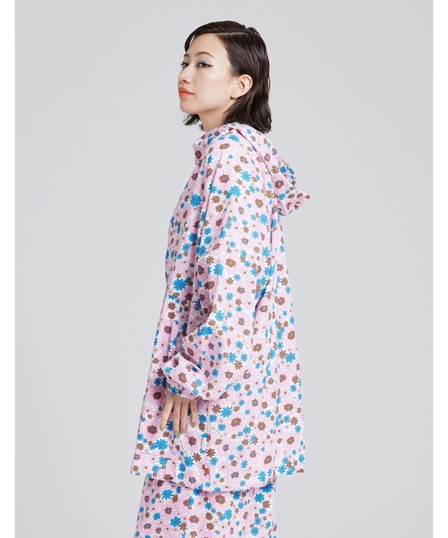 Little sunny bite パーカー Original flower print hoodie