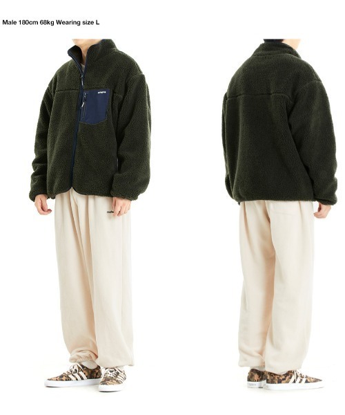 MAHAGRID ブルゾン アウター 「mahagrid/マハグリッド」SHERPA FLEECE 