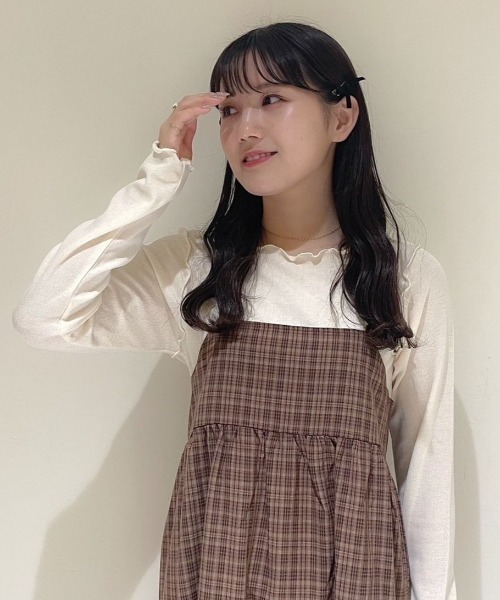 リボン型ヘアピン アイボリー ブラック 2個セットリボンヘアアクセ（ヘアピン）｜IRADOWL（アイラドール