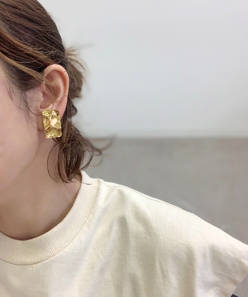 イヤリング スクエアメタルイヤリング レディース : ZOZOTOWN Yahoo!店