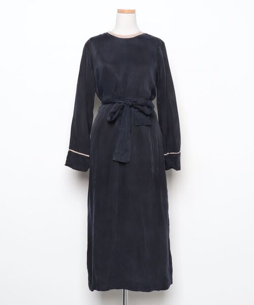 CLANE 「CLANE」 長袖ワンピース 1 ネイビー レディース : ZOZOTOWN 