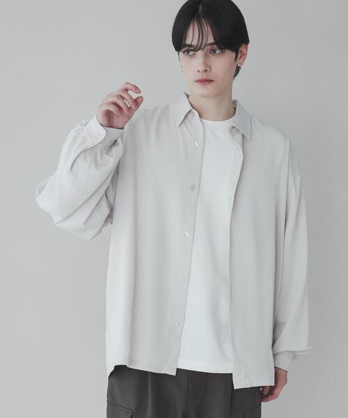 LUCY（ルーシー） シャツ LUCY/トロミBIGシャツ メンズ レディース