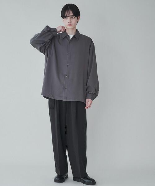 LUCY（ルーシー） シャツ LUCY/トロミBIGシャツ メンズ レディース