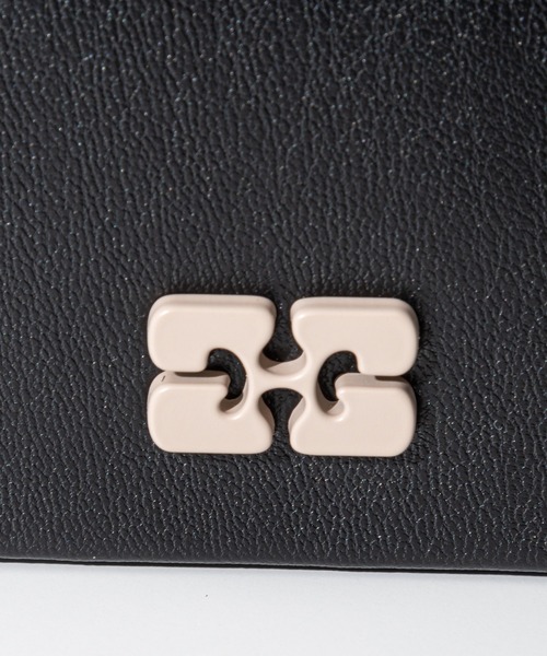 GANNI 財布 Ganni Bou Wallet On Strap ガニー ストラップ付