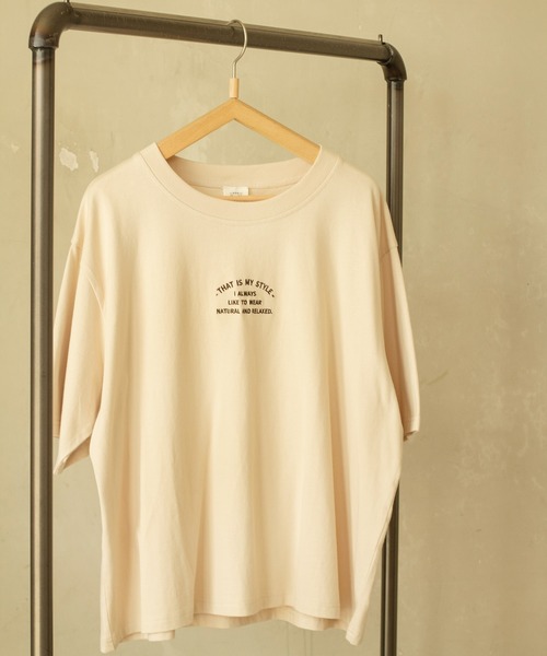 RNA-N（アールエヌエーエヌ） tシャツ 半袖 M2279 THIS IS刺繍ロゴT