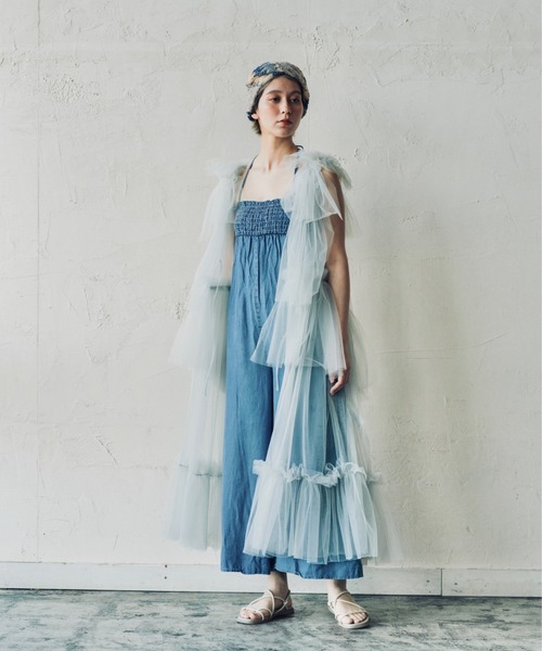 ORIENT MILLINERY ワンピース TULI「チュリ」ロングジレ シアードレス