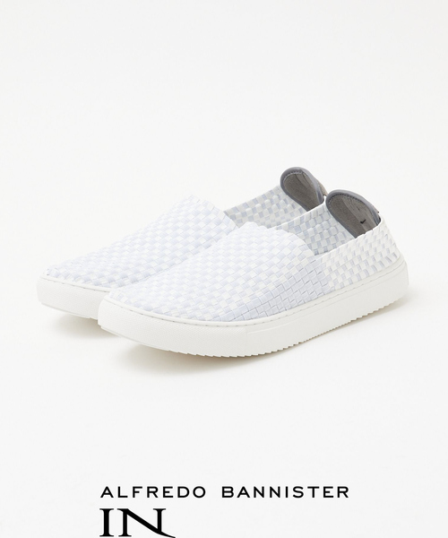 アルフレッド・バニスター（alfredoBANNISTER）/サイドマッケイ ゴムメッシュ スリッポン alfredoBANNISTER（アルフレッドバニスター） スニーカー サイド