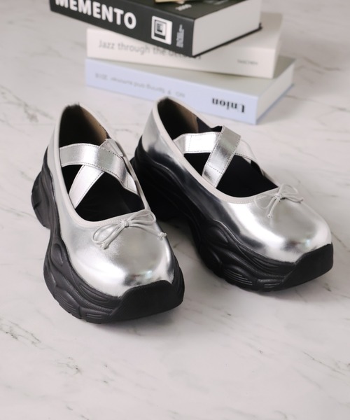 VIVIAN（ヴィヴィアン） バレエシューズ パンプス 厚底リボン