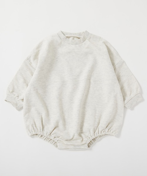 ベビー服 ロンパース 綿100% STANDARD バックロゴプリント スウェットロンパース | devirock | 13