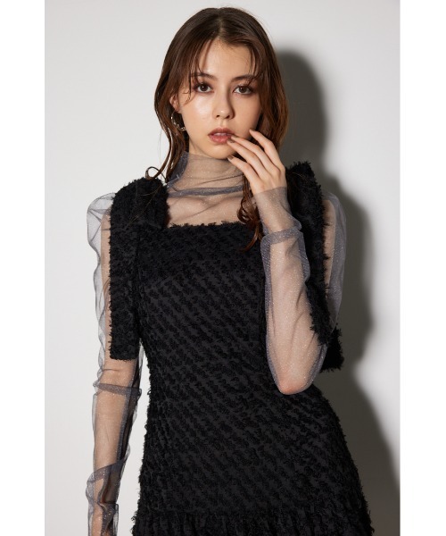 rienda（リエンダ） ワンピース フラッフィーリボンワンピース