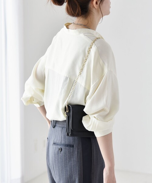 quaranciel ブラウス シャツ quaranciel:「洗濯機可能