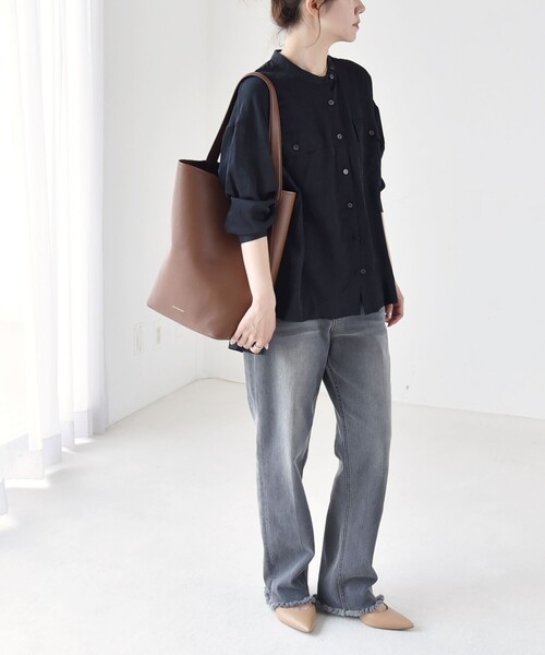 quaranciel ブラウス シャツ quaranciel:「洗濯機可能