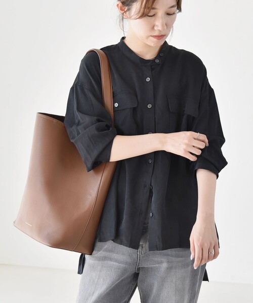 マルチサイズ ブラウス シャツ easyケアシャツロングスリーブ レディース quaranciel ブラウス シャツ quaranciel:「洗濯機可能