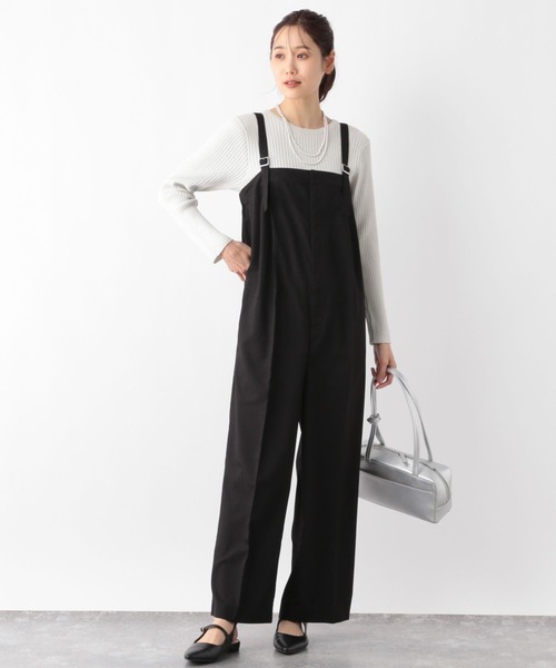 GLOBAL WORK サロペット オーバーオール お手入れらくらくベア