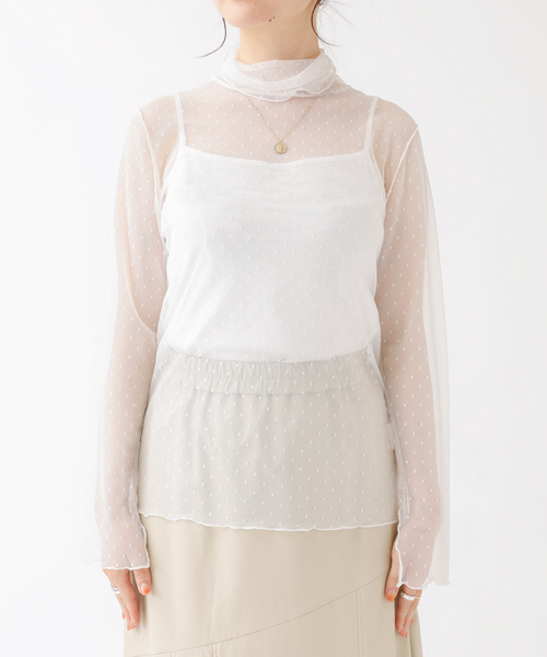 Rouge vif Anna（ルージュヴィフアンナ） tシャツ ドットチュール