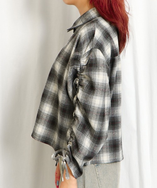 ドロストチェックシャツ DOUX ARCHIVES｜ドロストチェックシャツ | Rakuten Fashion(楽天
